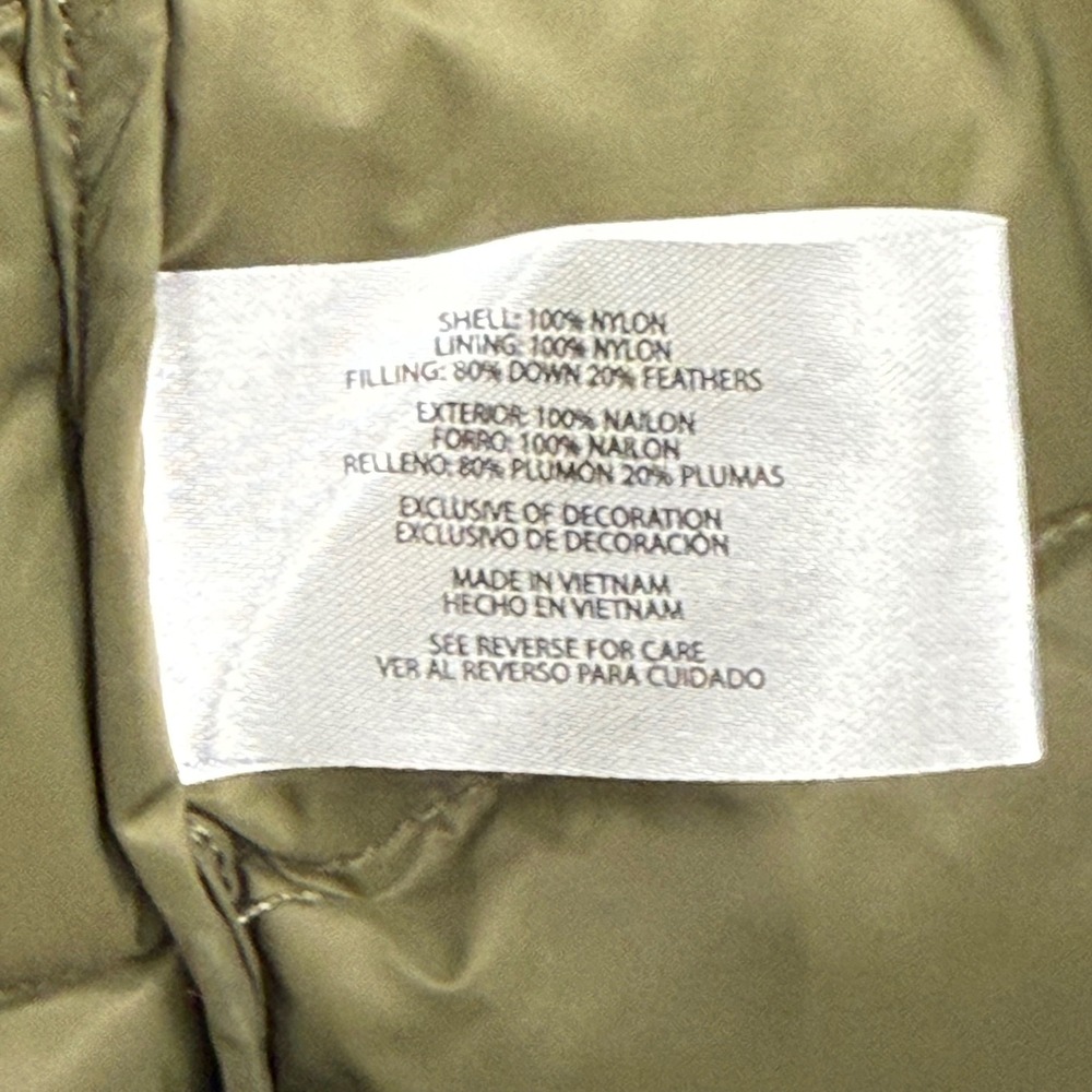 Eddie Bauer Womens Down 650 Packable Lightweight Jacket Green XXL - Picture 16 of 16